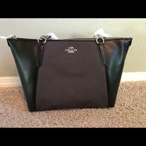 Coach AVA Legacy Jacquard Tote Bag Handbag w/ tags